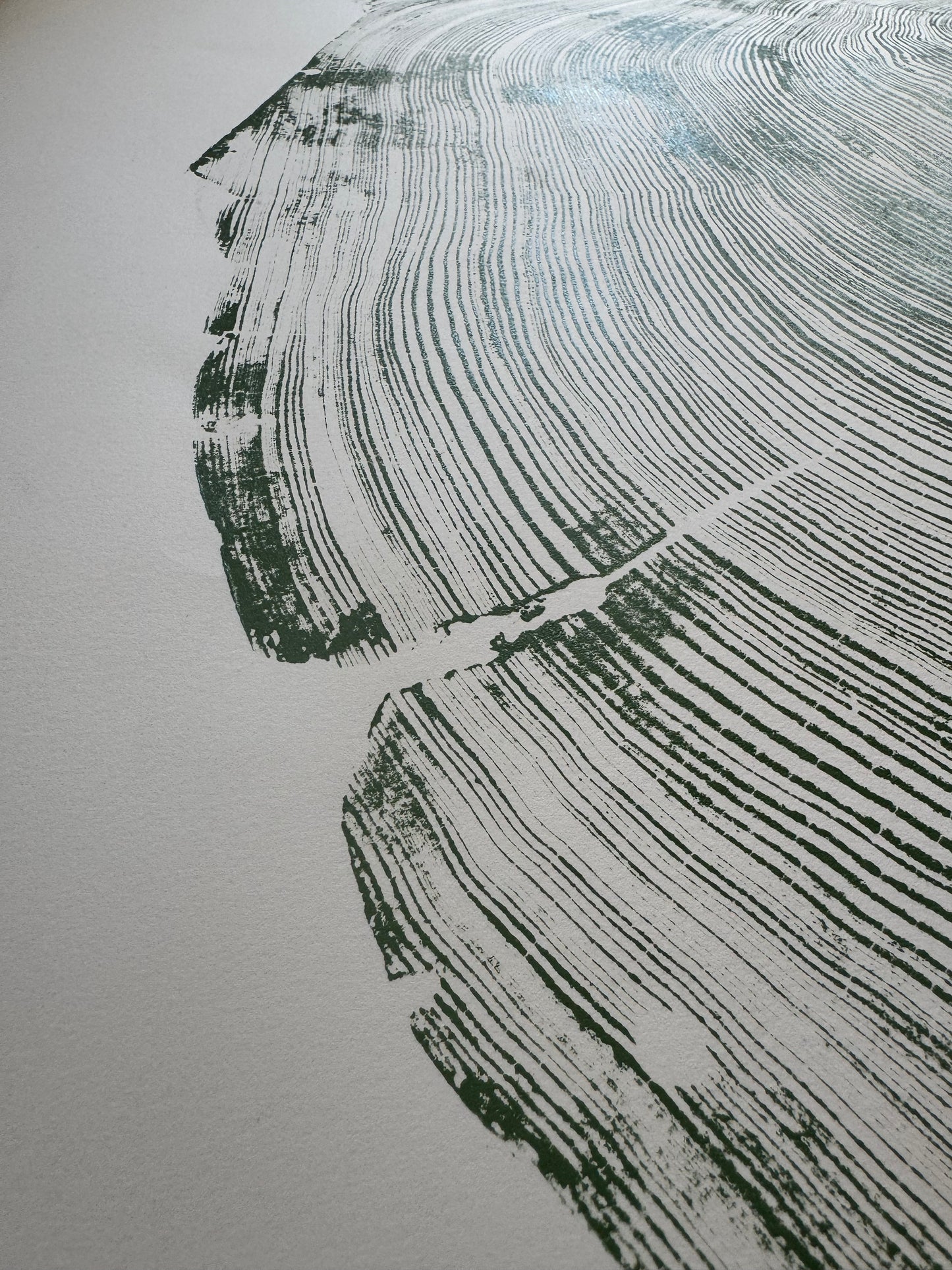 San Francisco Redwood 36x48 Inches. Original Signed artwork made from Real Redwood lintonart
