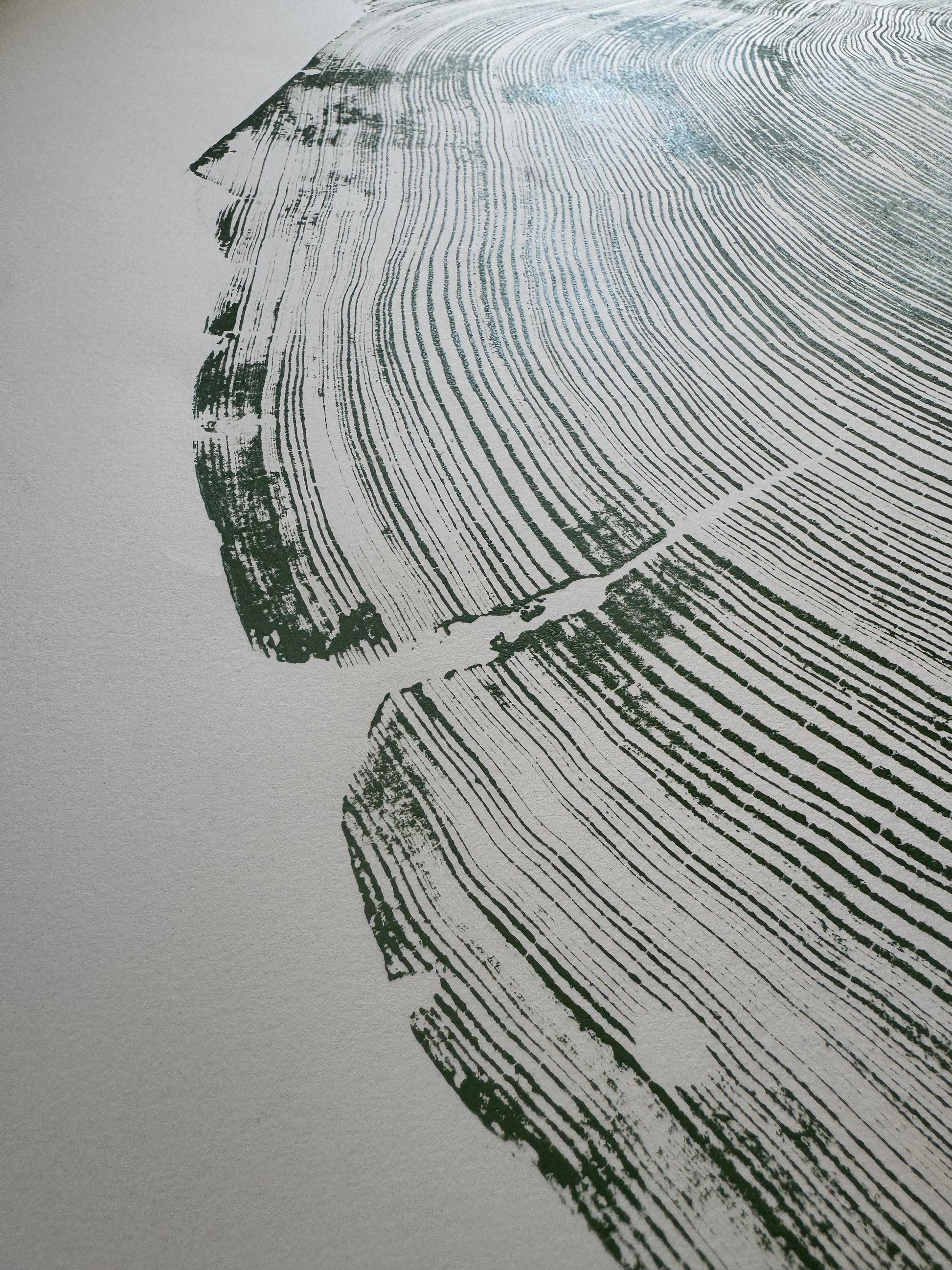 San Francisco Redwood 36x48 Inches. Original Signed artwork made from Real Redwood lintonart