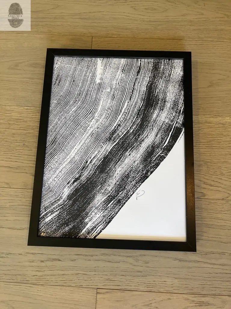 Oregon Sitka Spruce Tree Rings Detail, Cropped, Limited Edition 12x16 inches. Hand pressed and signed. lintonart