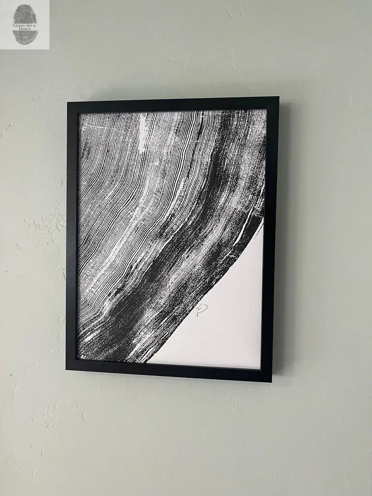 Oregon Sitka Spruce Tree Rings Detail, Cropped, Limited Edition 12x16 inches. Hand pressed and signed. lintonart