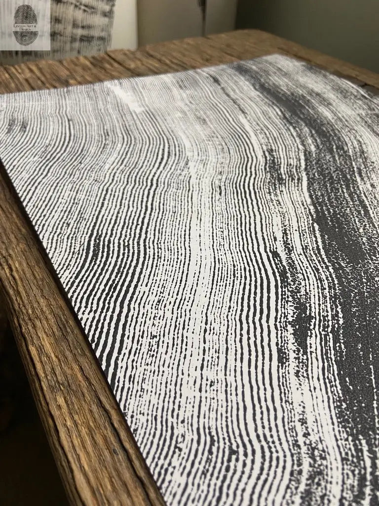Oregon Sitka Spruce Tree Rings Detail, Cropped, Limited Edition 12x16 inches. Hand pressed and signed. lintonart