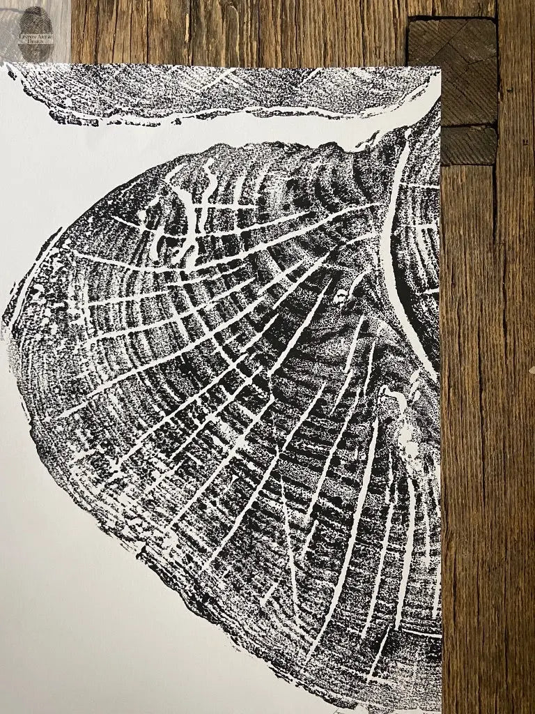 Sugar Maple, Cropped, Limited Edition 12x16 inches. Hand pressed and signed. lintonart