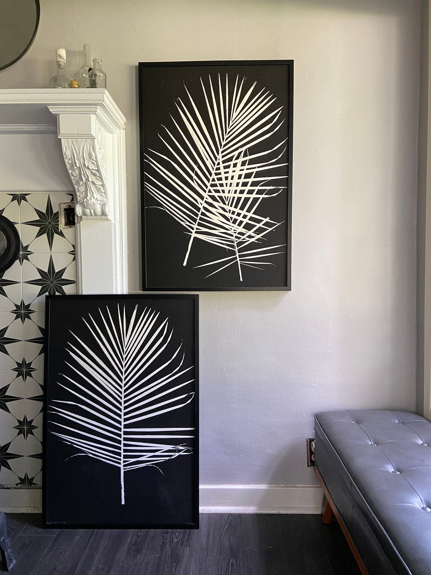 Custom Palm Leaves 20x26