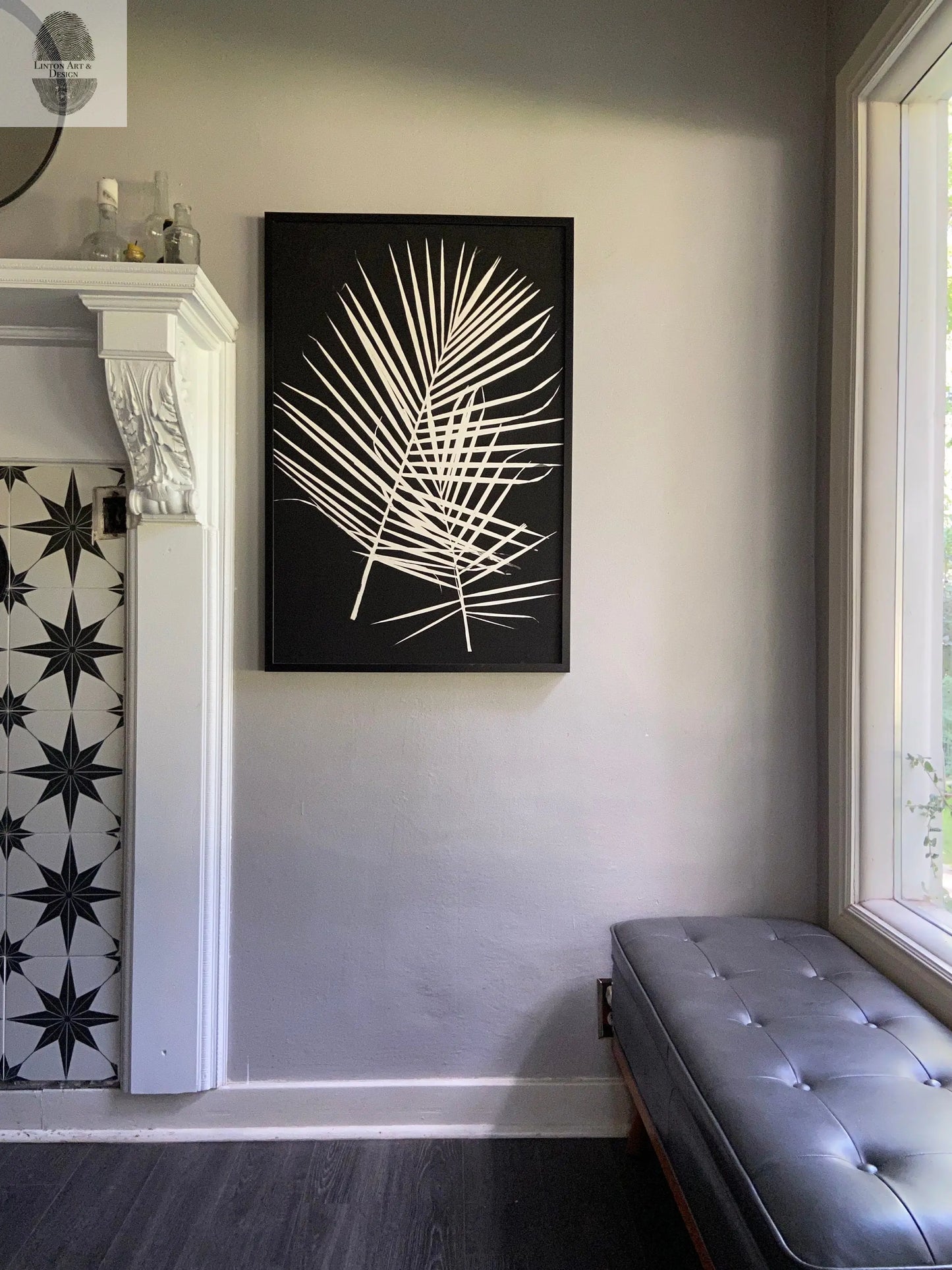 Custom Palm Leaves 20x26 lintonart