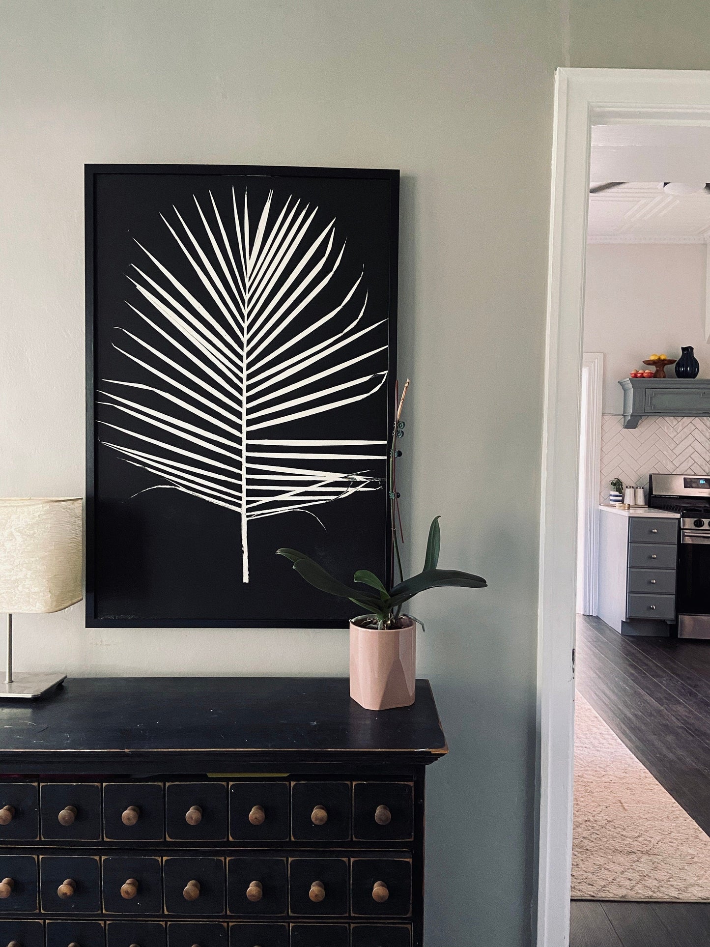 Custom Palm Leaves 20x26