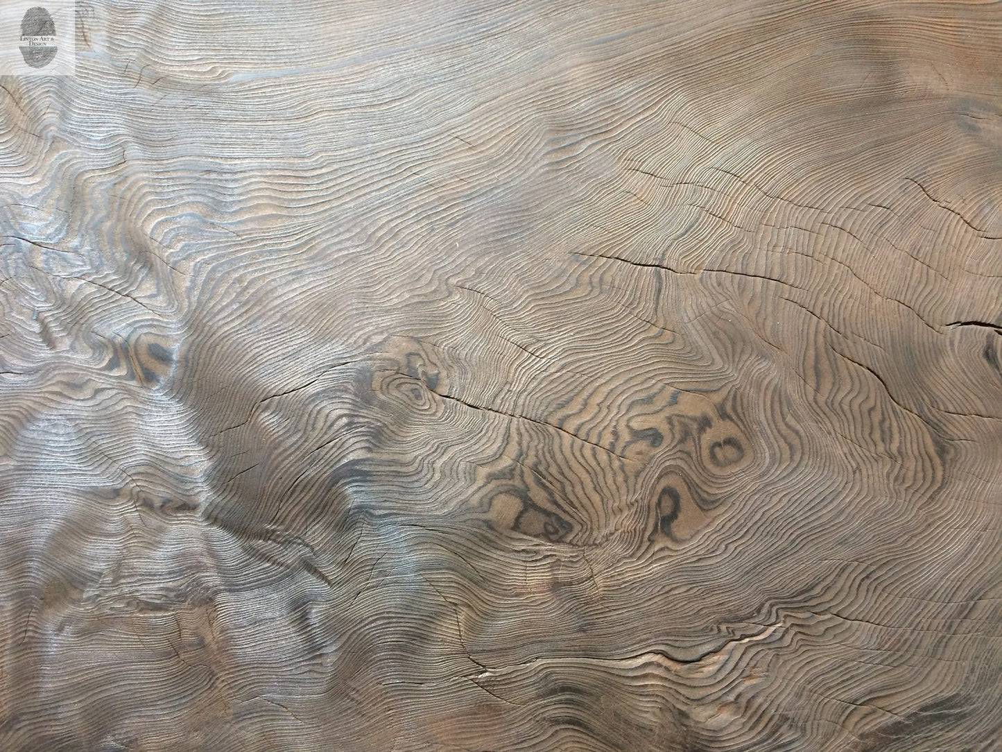 Giant Redwood tree rings, 3x6 feet, Tree ring print, Huge wall art, Woodcut art print, California Redwood tree print, Redwood slab lintonart