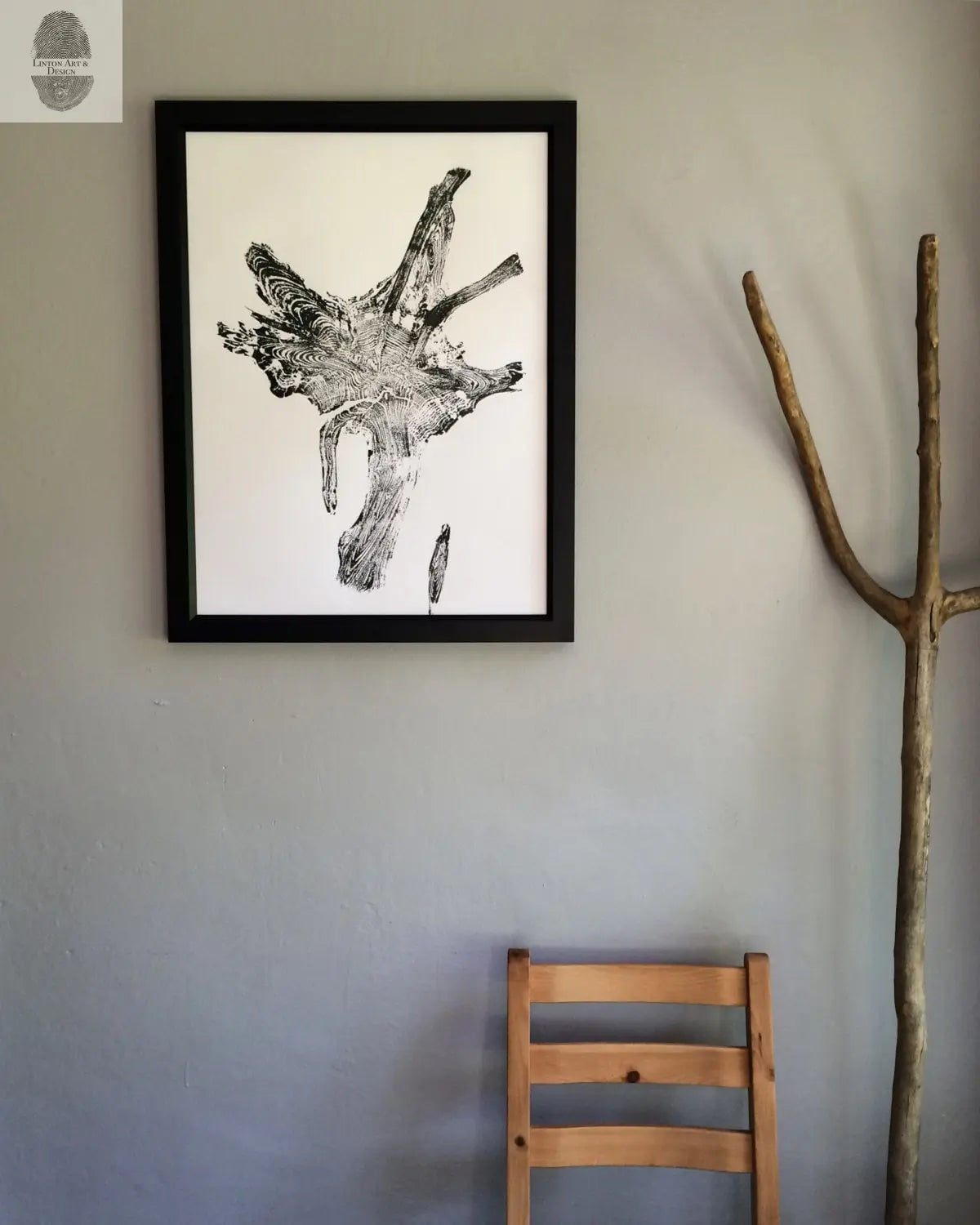 Glacier National Park, Montana Pine Tree Roots II - 18x4 print lintonart