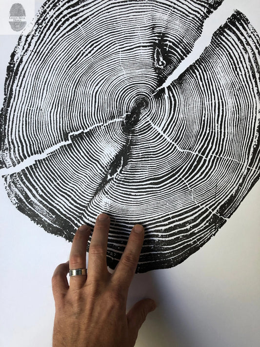 Lake Superior, Lumber, Wood Wall art, Woodcut print, Wood Burning art, Biology Gifts, Michigan Print, Tree of Life, 1 year anniversary, lintonart