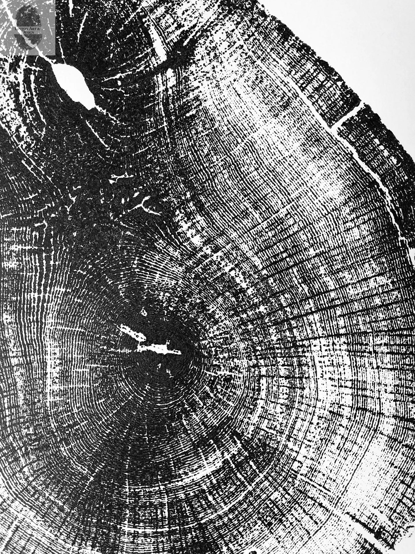 Michigan Wall Art, Lake Superior, Tree ring print, Great Lakes Print, Michigan Gift, Michigan Decor lintonart