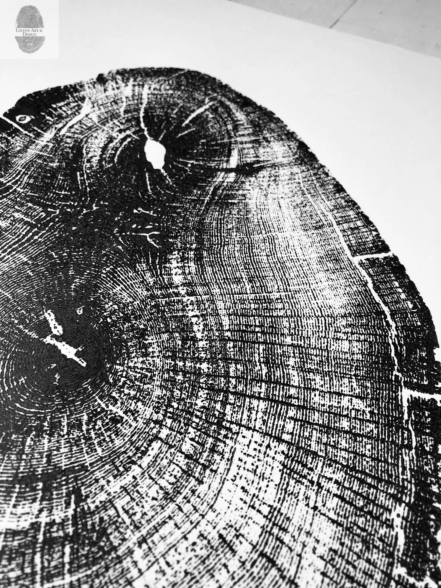 Michigan Wall Art, Lake Superior, Tree ring print, Great Lakes Print, Michigan Gift, Michigan Decor lintonart