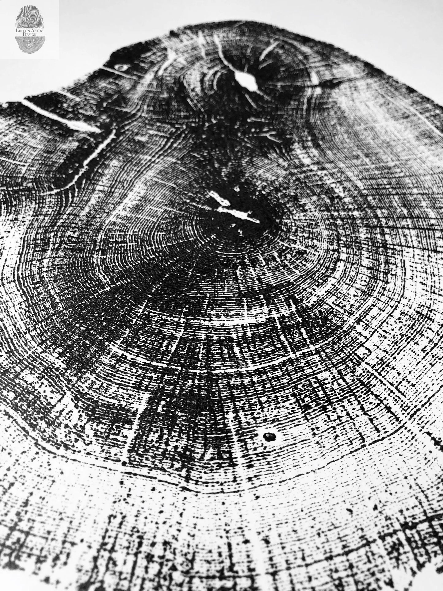 Michigan Wall Art, Lake Superior, Tree ring print, Great Lakes Print, Michigan Gift, Michigan Decor lintonart