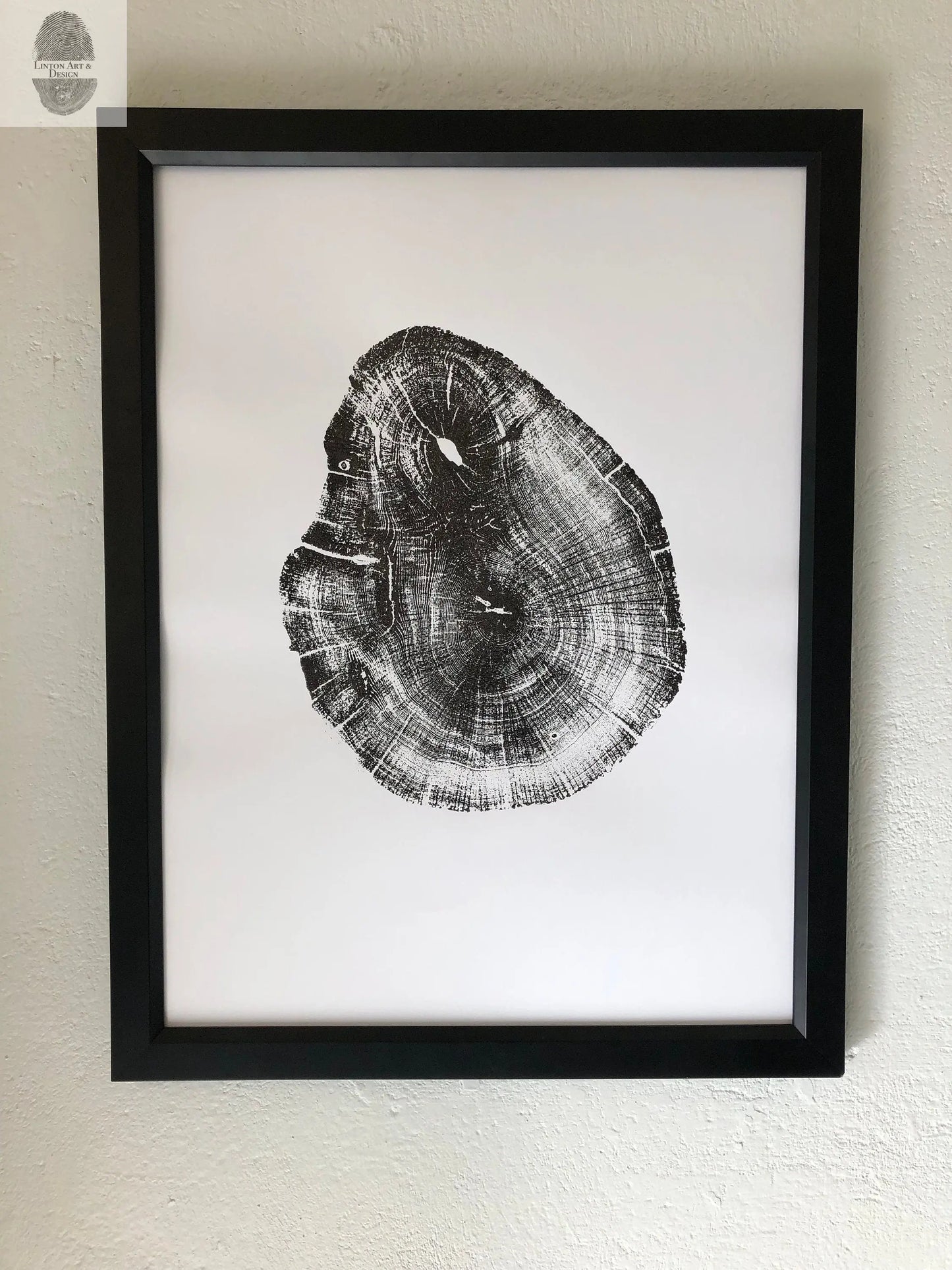 Michigan Wall Art, Lake Superior, Tree ring print, Great Lakes Print, Michigan Gift, Michigan Decor lintonart
