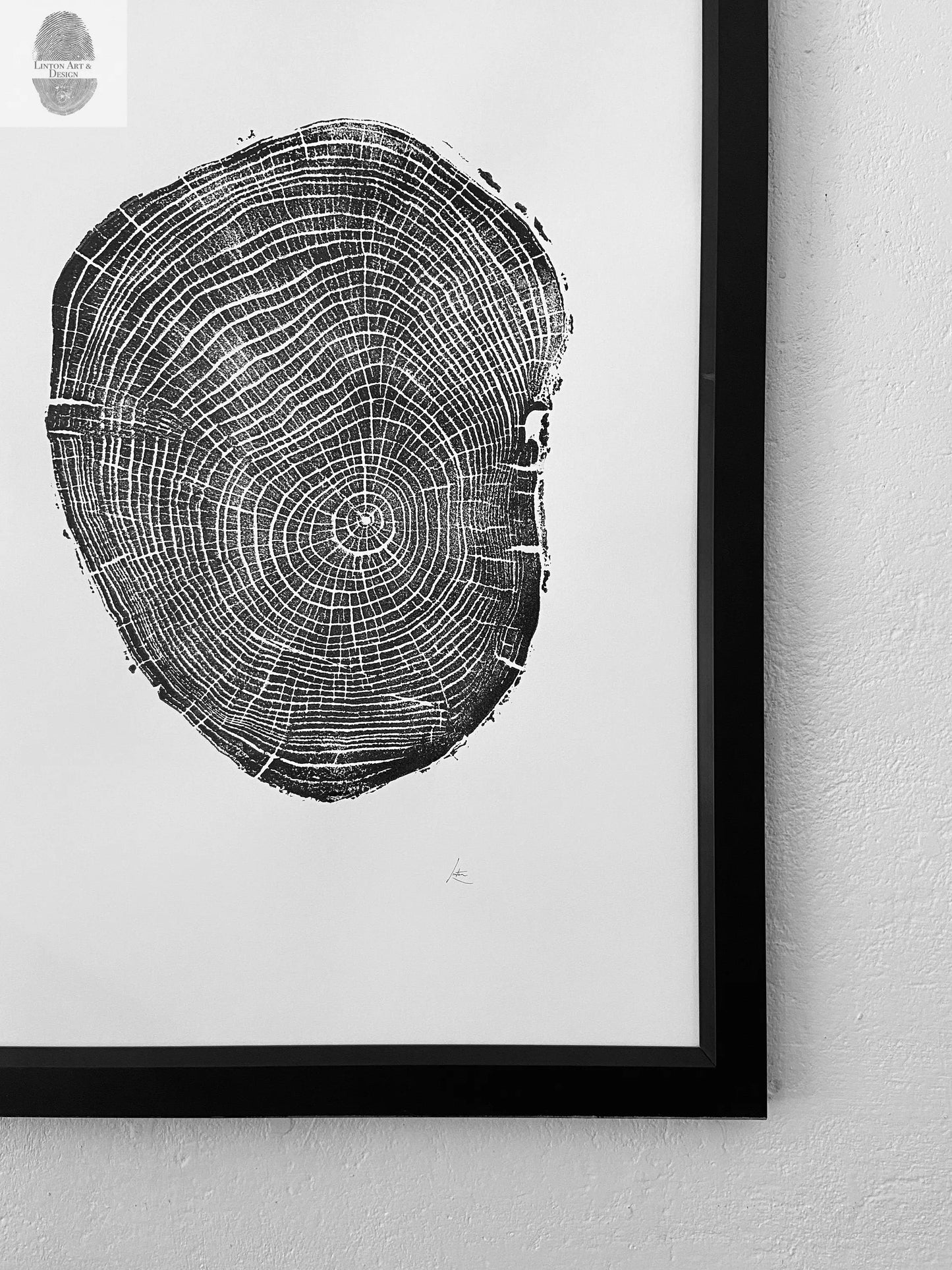 New Haven, Connecticut Ash - 18x24 print lintonart