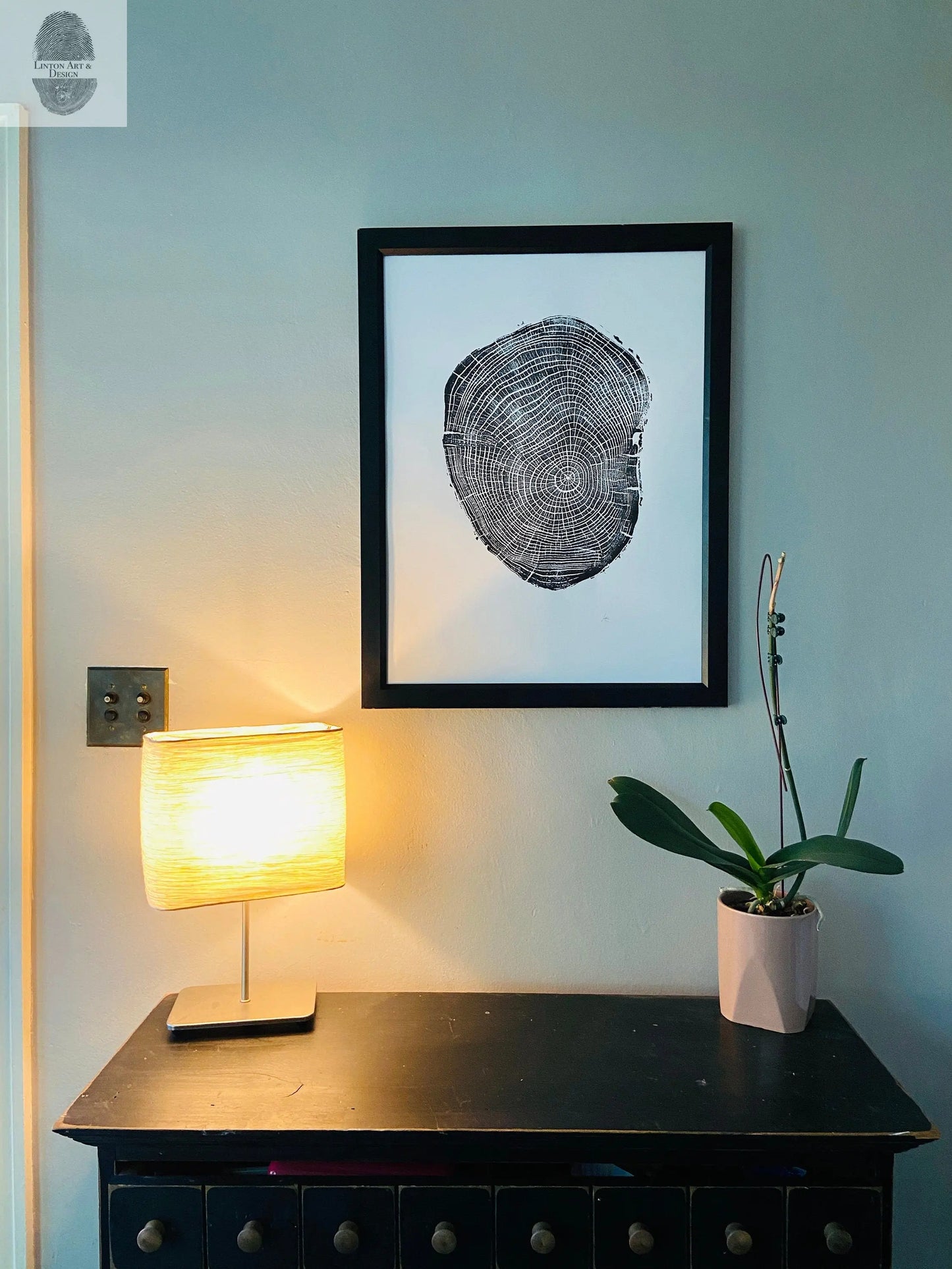 New Haven, Connecticut Ash - 18x24 print lintonart
