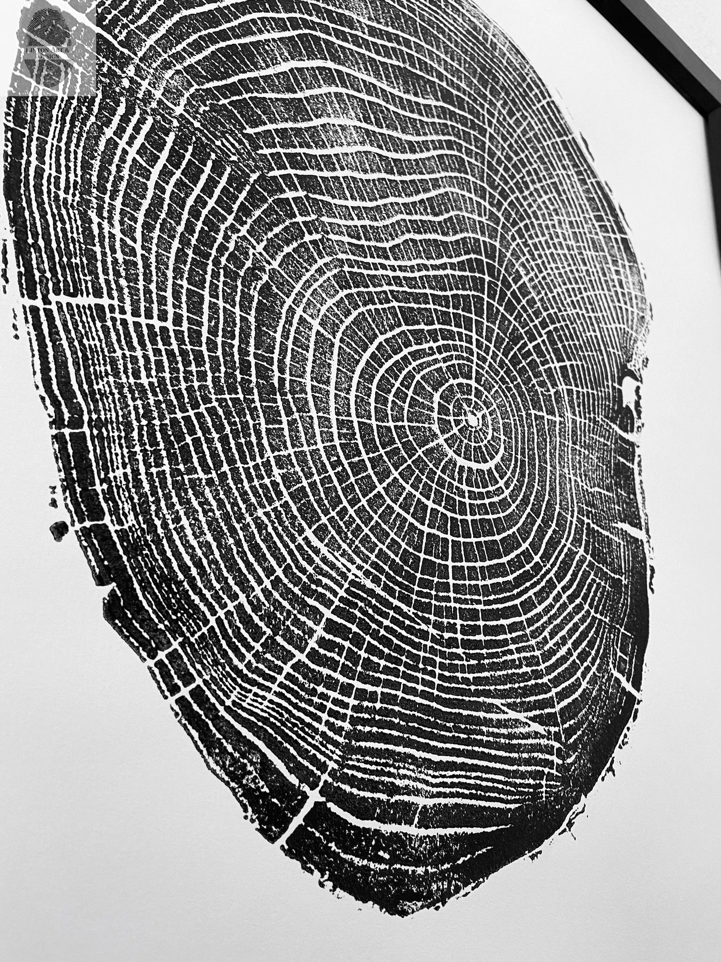 New Haven, Connecticut Ash - 18x24 print lintonart