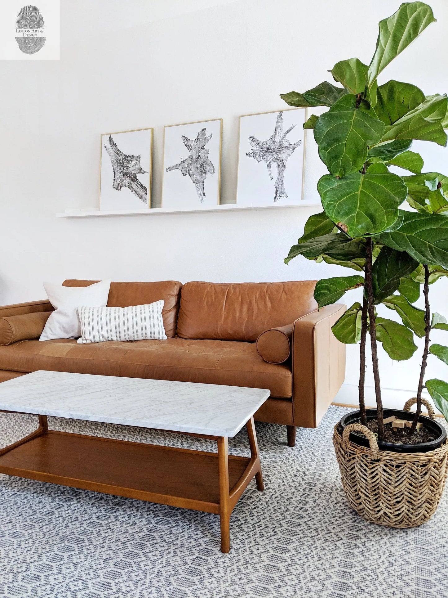 Tree Roots Set of 3 - 18x24 each print lintonart