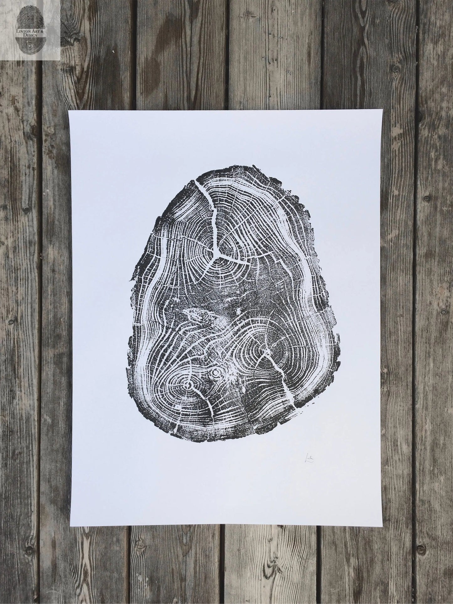 Utah Black Locust I - 18x24 print lintonart