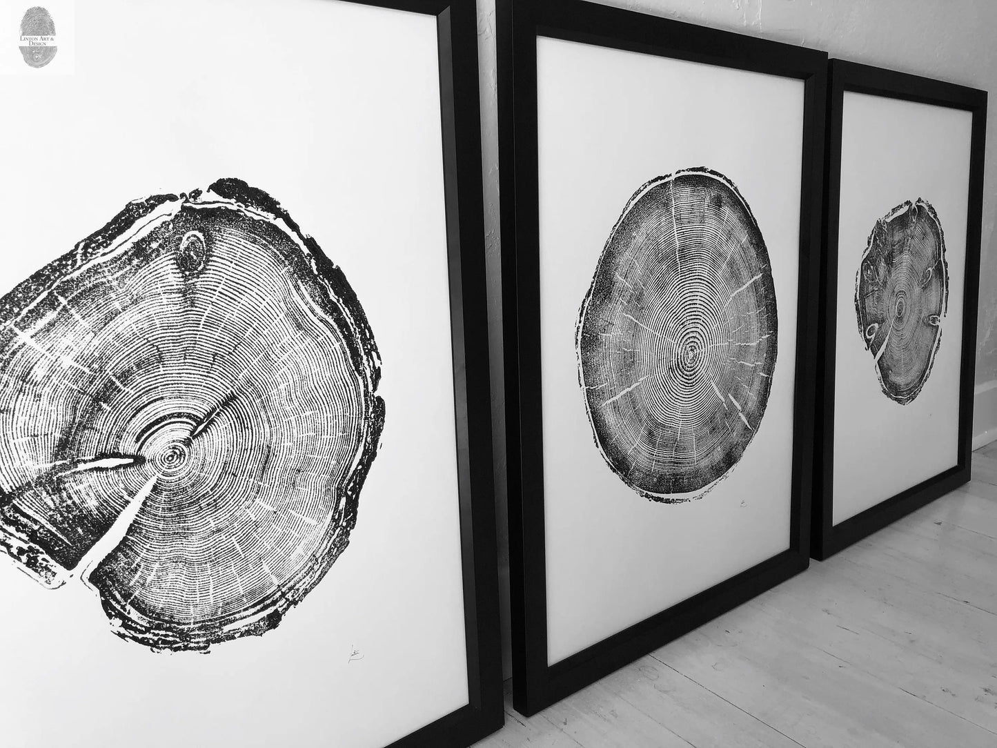 Utah Pines Triptych - 18x24 each print lintonart