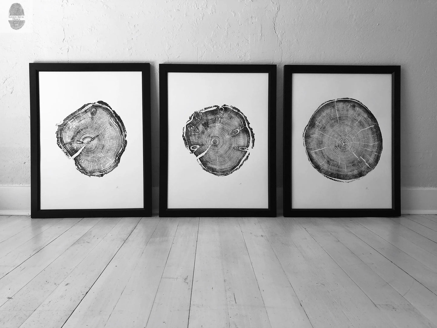 Utah Pines Triptych - 18x24 each print lintonart