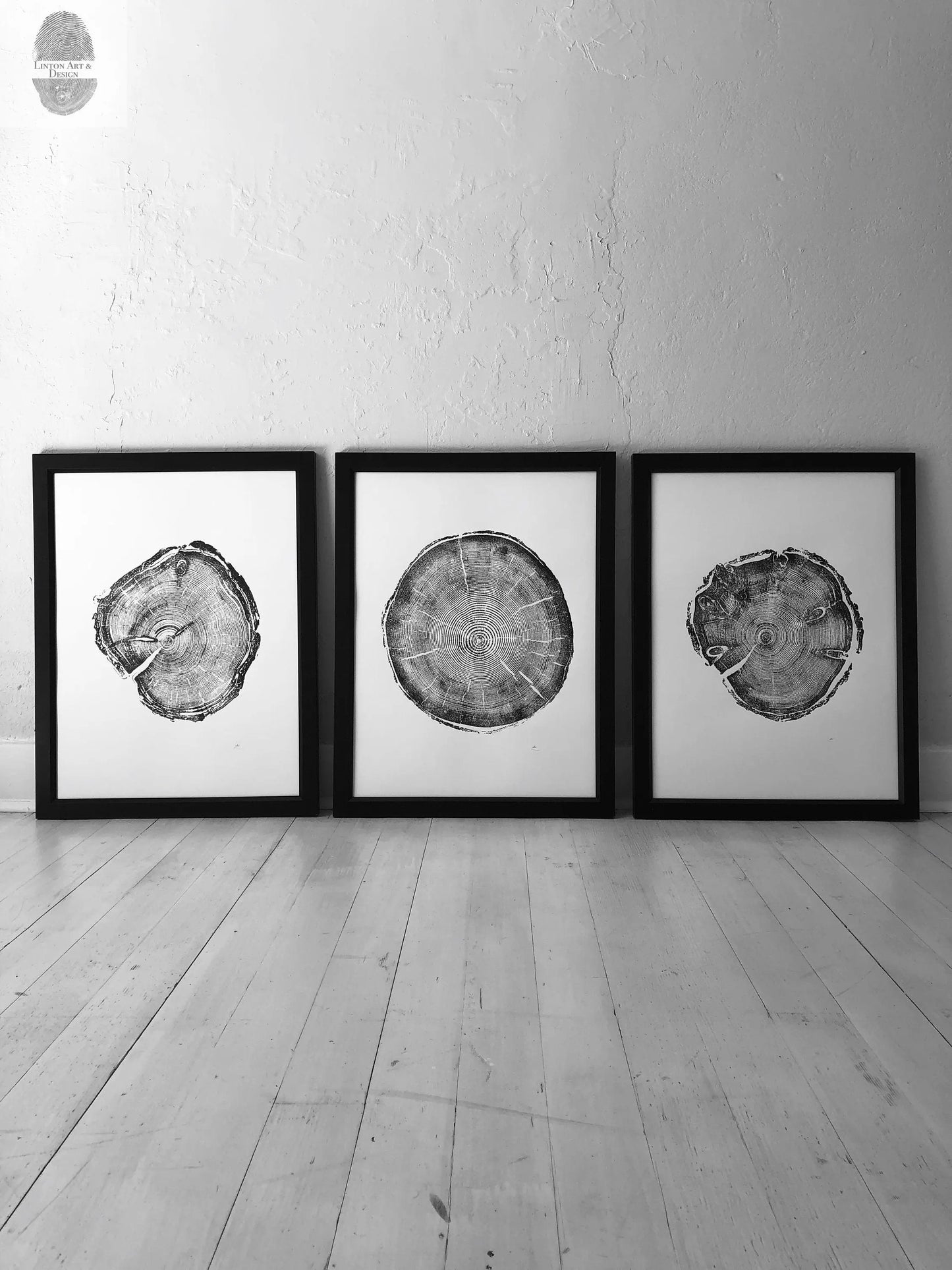 Utah Pines Triptych - 18x24 each print lintonart