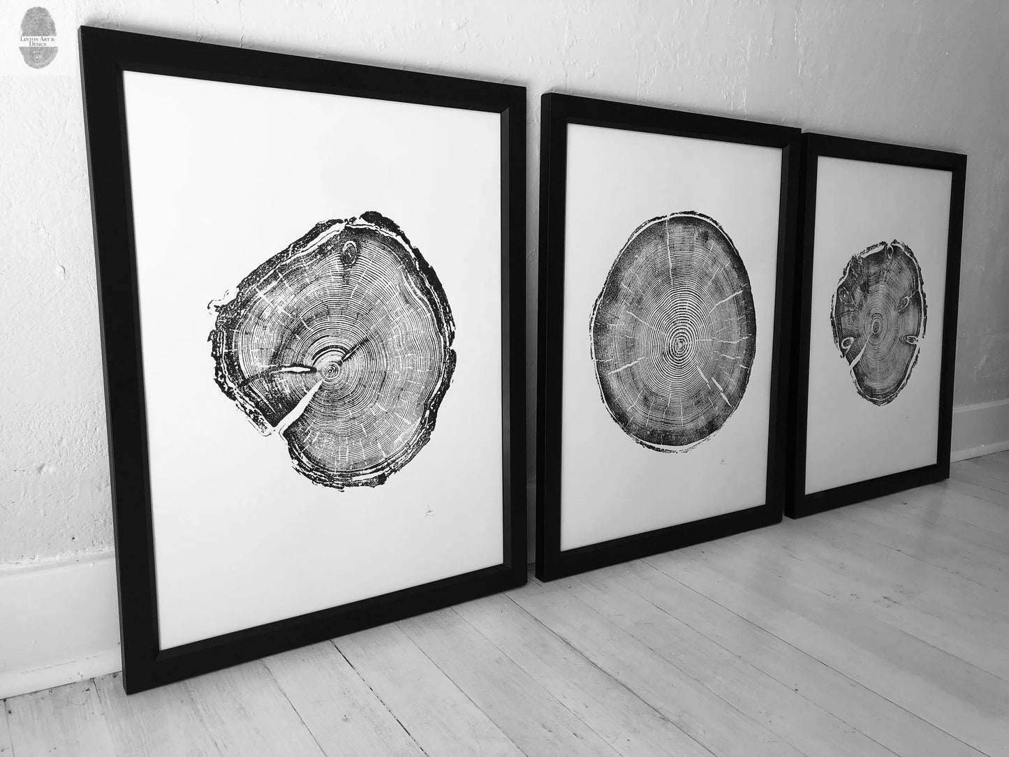 Utah Pines Triptych - 18x24 each print lintonart