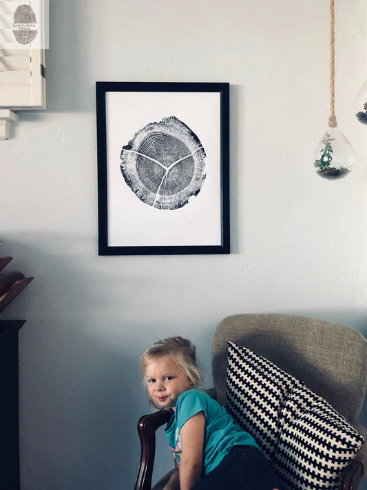 Walden Pond, Massachusetts Oak - 18x24 print lintonart