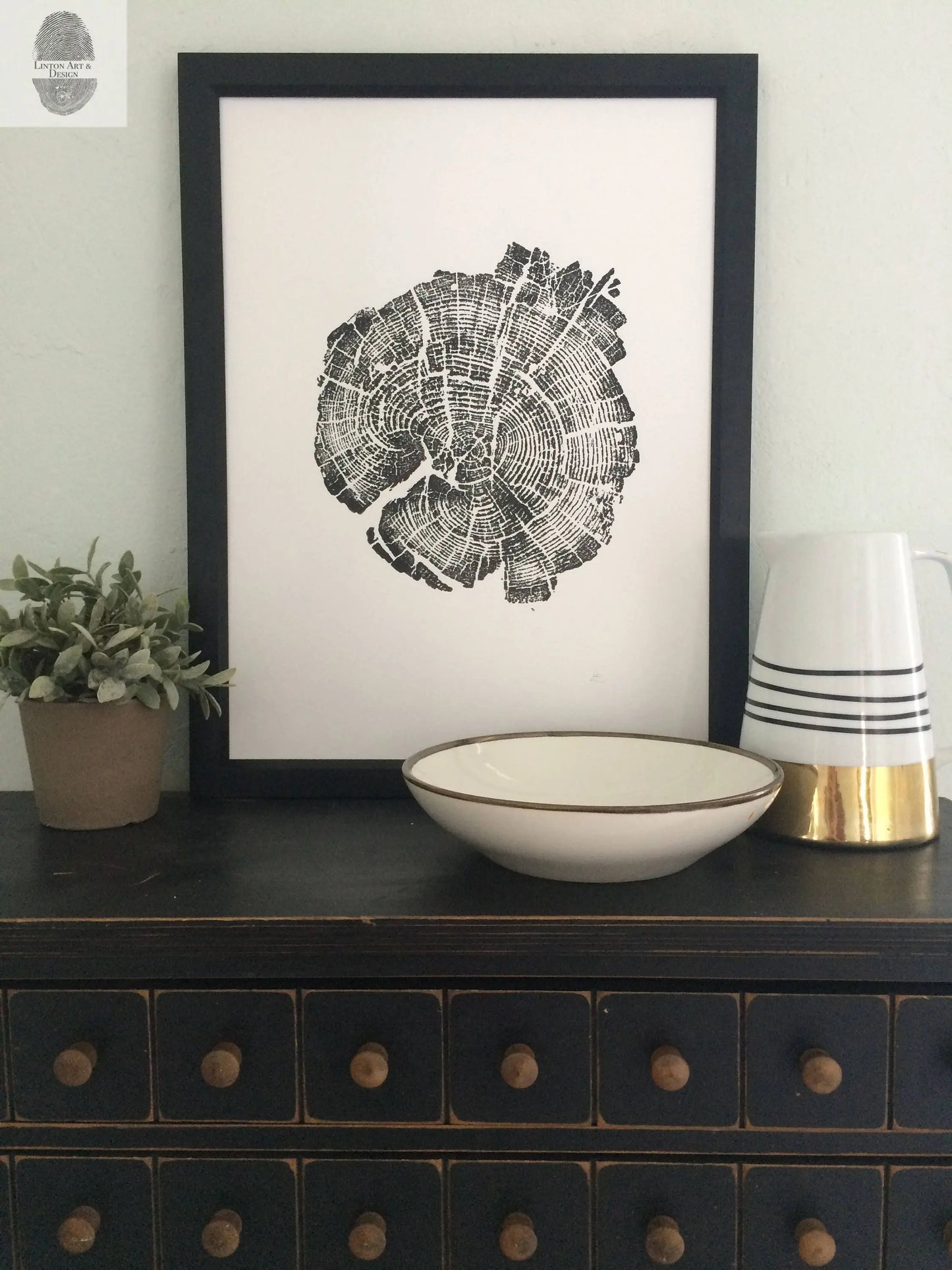 Yellowstone Pine - 18x24 print lintonart