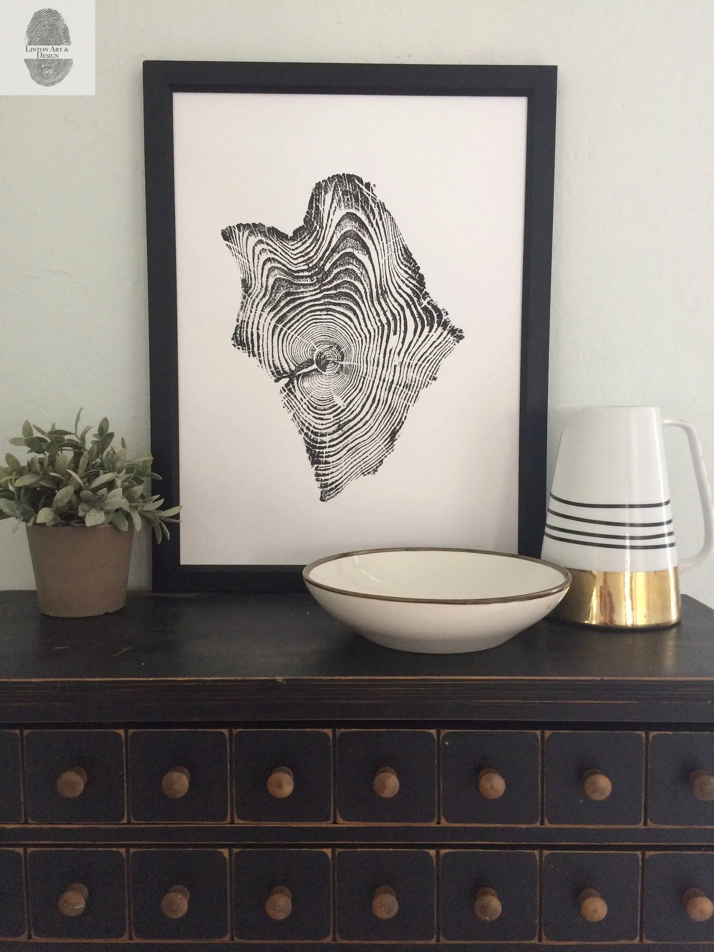 Yellowstone Pine III - 18x24 print lintonart