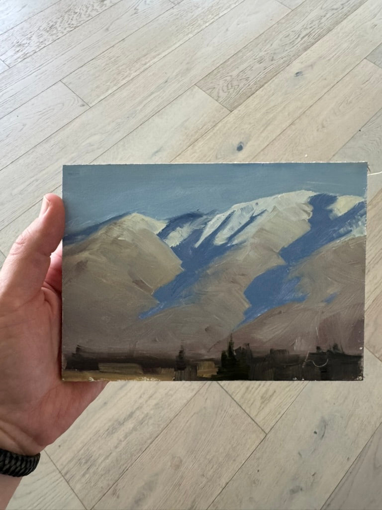 Soft Light. 5x7 Original Oil Painting