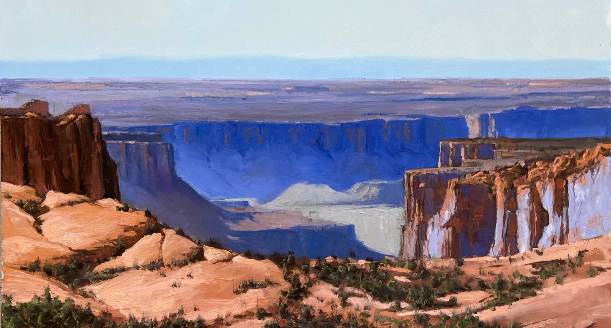 "Desert Majesty: Canyonlands Vista" -Utah Landscape Painting Giclee Print