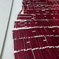 Abstract Red Letter Type Print, Matted, 17x19.5 inches lintonart