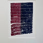 Abstract letter type Print, Matted 16.5x20 inches lintonart