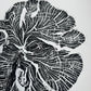 Crab Apple Tree Ring Wall Art – Millcreek UT – 18x24 Signed Original Woodcut lintonart