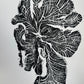 Crab Apple Tree Ring Wall Art – Millcreek UT – 18x24 Signed Original Woodcut lintonart