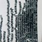 "File Your Complaint Here" Abstract Forest Green Letter Type, Monotype, 24.5x25 Inches lintonart