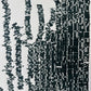 "File Your Complaint Here" Abstract Forest Green Letter Type, Monotype, 24.5x25 Inches lintonart