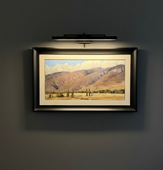 Davis County Mountains 12x24 Original Oil Painting