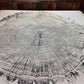 Giant Oak from Illinois, Tree ring art, oak tree art, hand pressed woodblock print, Illinois Tree, 42x46 inches lintonart