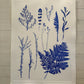 Herbaceous Forms: Field Study in Variation and Pattern, 18x24 inch Original Monoprint lintonart