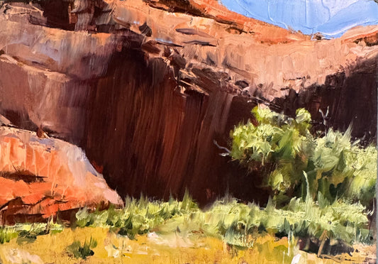 Original Oil Painting, 5x7 inches, "Escalante"