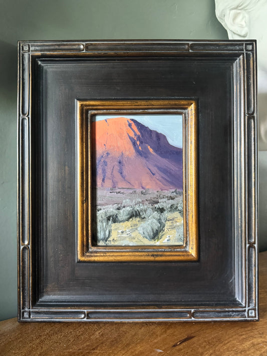 Desert Pastels. 5x7 Original Oil Painting