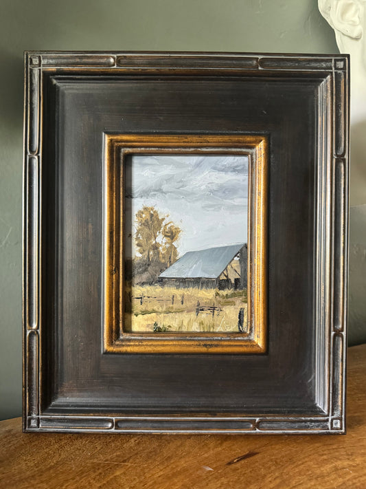 Between Seasons. 5x7 Original Oil Painting