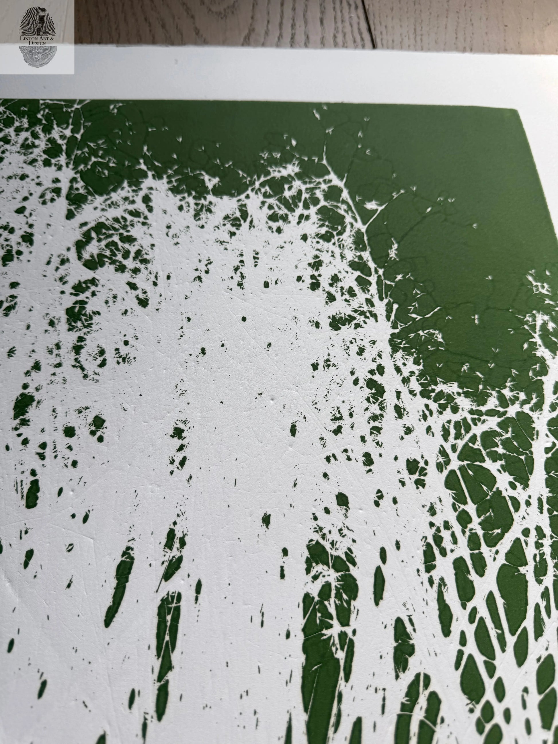 Indian Rice Grass, Original Monoprint, 20x26.5, Native Plants of Utah, Native Grass, O lintonart