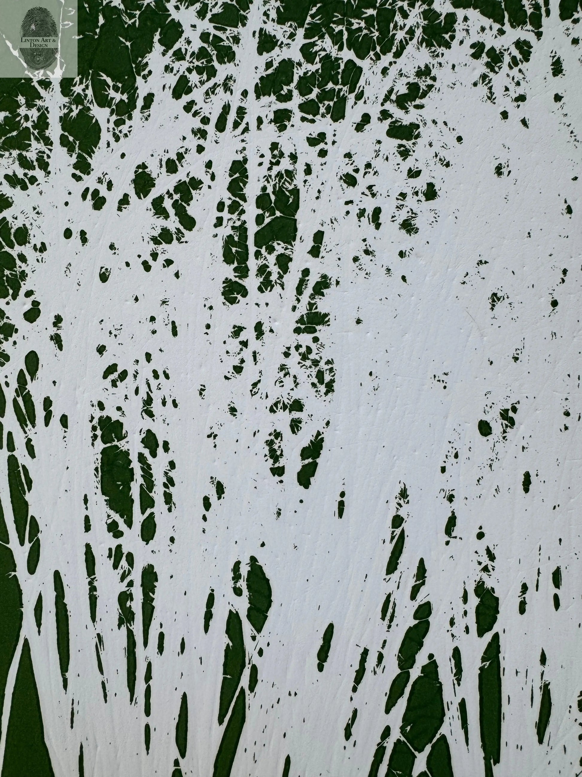 Indian Rice Grass, Original Monoprint, 20x26.5, Native Plants of Utah, Native Grass, O lintonart