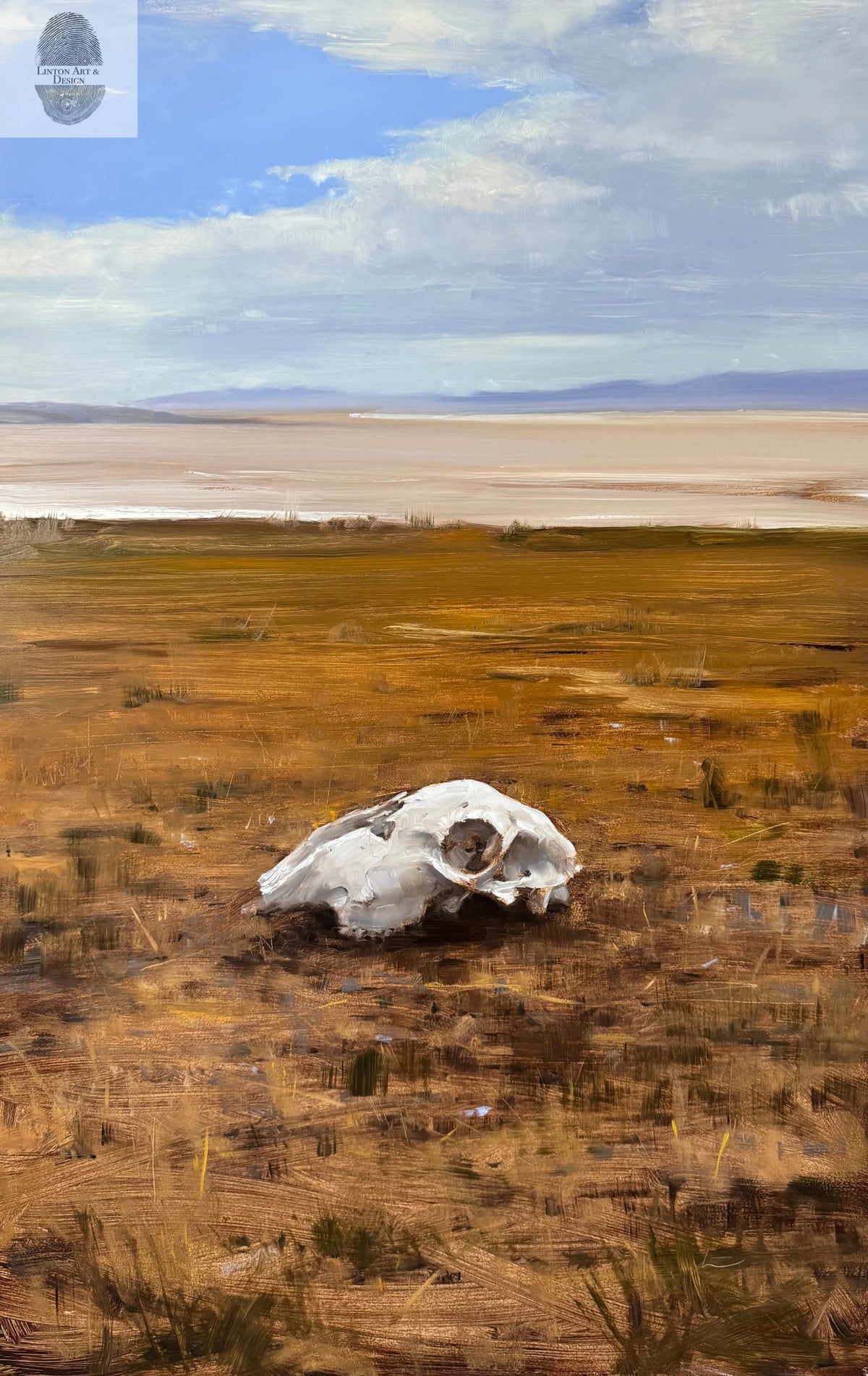 Lamb Skull in the Hogups lintonart