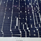 Navy Blue Abstract Monotype Print, Letter Type Print, Matted, 16x19 inches lintonart