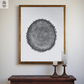 New Hampshire Ash, Sanbornton, Ash tree Art, Tree ring print, dendrology, nature inspired, Linton Art, Woodblock Print lintonart