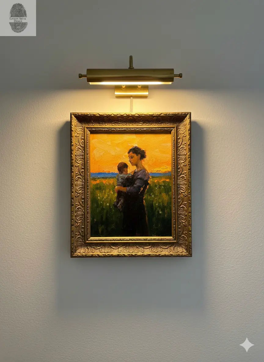 Original Oil Painting, 5x7 inches, "Endless Summer Days" lintonart