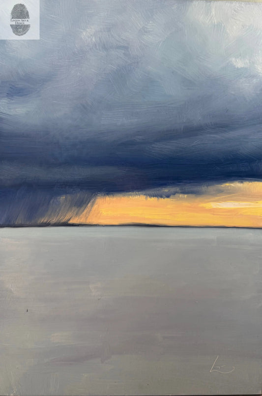 Rain over the Salt Flats lintonart