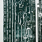 "Read Between The Lines" Abstract Forest Green Letter Type, Monotype, 24.5x34.5 Inches (Copy) lintonart